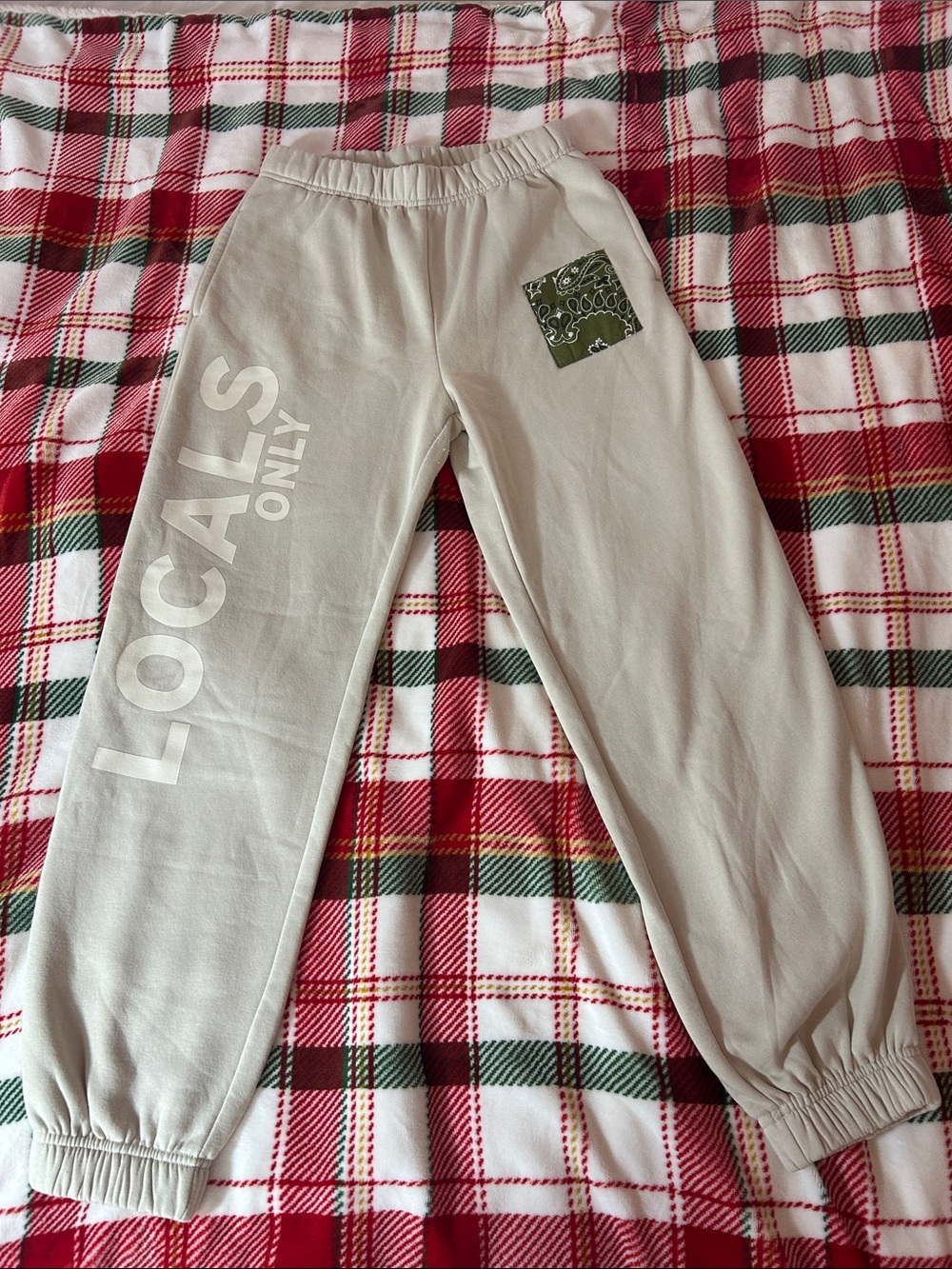 Women’s Vintage Havana Locals-Only Patch Joggers